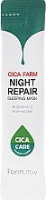 Düfte, Parfümerie und Kosmetik Revitalisierende Nachtmaske mit Centella Asiatica - FarmStay Cica Farm Night Repair Sleeping Mask