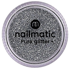 Nailmatic Pure Glitter Small Silver Glitter  - ️Nagelglitzer — Bild N1