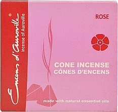 Räucherkegel Rose - Maroma Encens d'Auroville Cone Incense Rose — Bild N1