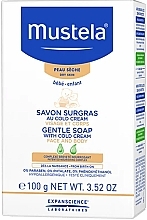 Düfte, Parfümerie und Kosmetik Sanfte Körper- und Gesichtsseife für Kinder - Mustela Gentle Soap With Cold Cream