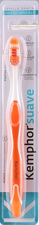 Zahnbürste orange - Kemphor Soft Toothbrush — Bild N1