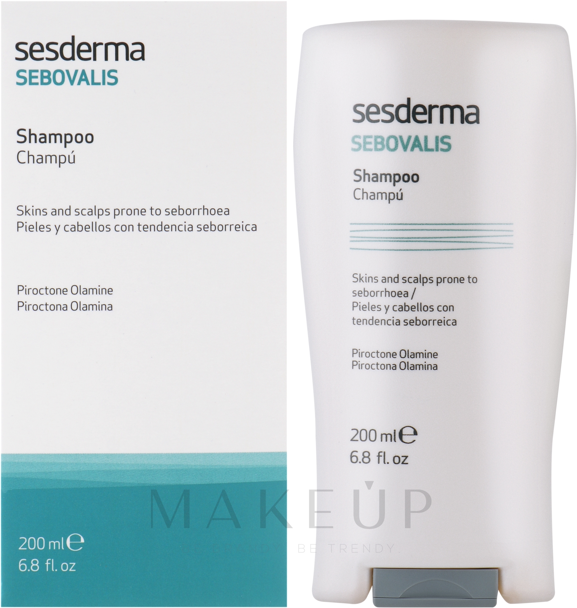 Anti-Schuppen Shampoo "Repair & Care" - SesDerma Laboratories Sebovalis FTherapeutic Shampoo — Bild 200 ml