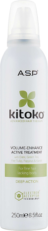Haarmousse für mehr Volumen - Affinage Kitoko Volume Enhance Active Treatment — Bild N2