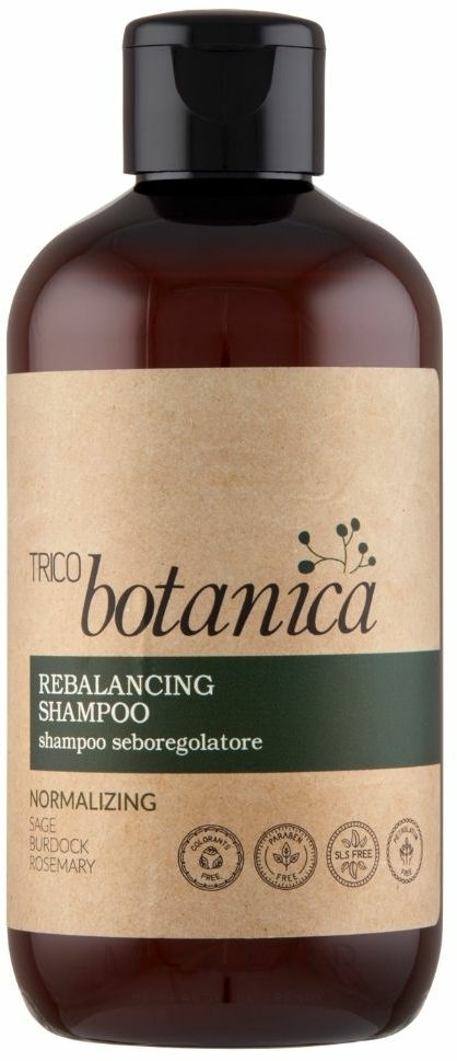 Seboregulierendes Shampoo für fettiges Haar - Trico Botanica — Bild 250 ml