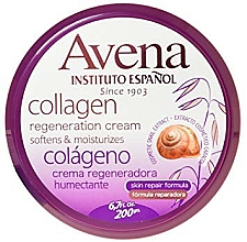 Düfte, Parfümerie und Kosmetik Regenerierende, weichmachende und feuchtigkeitsspendende Körpercreme mit Kollagen - Instituto Espanol Avena Collagen Cream