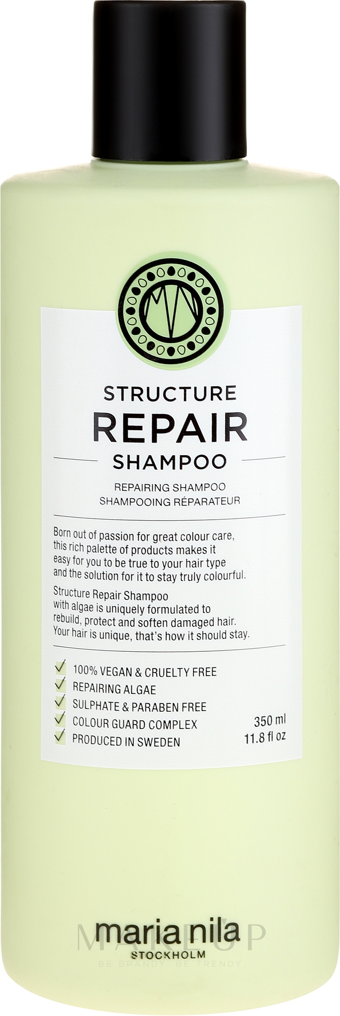 Shampoo für trockenes und strapaziertes Haar - Maria Nila Structure Repair Shampoo — Bild 100 ml