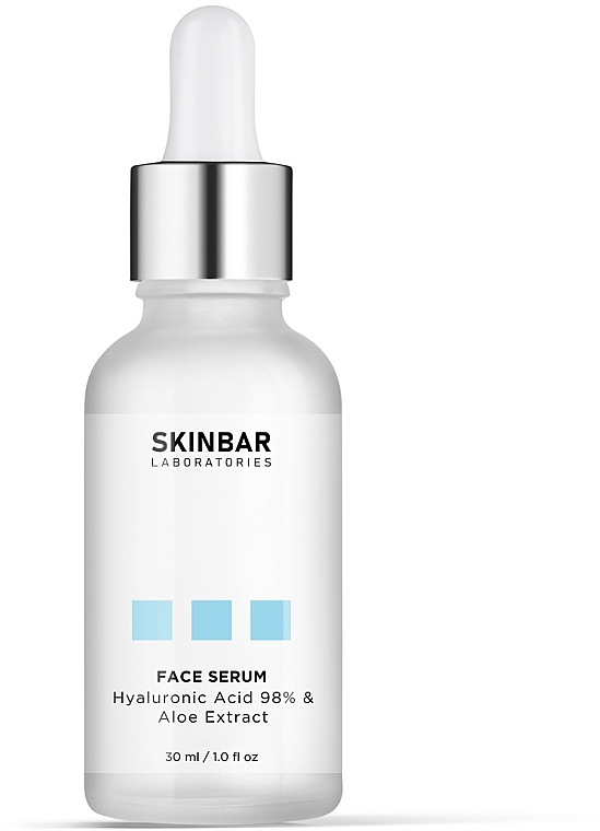 Feuchtigkeitsspendendes Gesichtsserum mit 98 % Hyaluronsäure und Aloe-Extrakt - SKINBAR Hyaluronic Acid 98% & Aloe Extract Face Serum — Bild N6