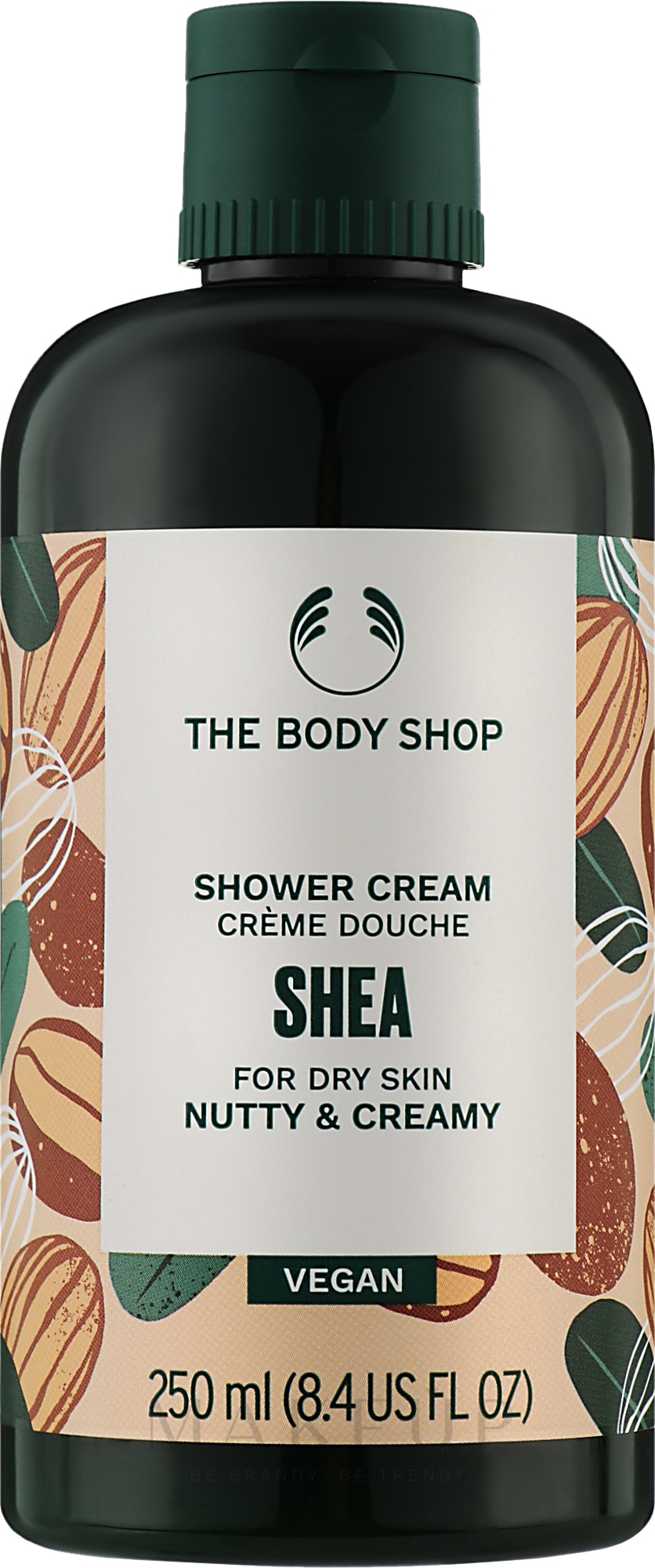 Duschcreme für trockene Haut mit Sheabutter - The Body Shop Shower Cream Shea Vegan — Bild 250 ml