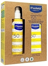 Körperpflegeset mit Sonnenschutz - Mustela Bebe Sun Protection SPF50 (Körperspray 200ml + Körpermilch 40ml) — Bild N2