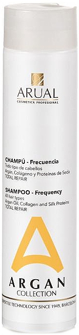 Shampoo mit Arganöl, Kollagen und Seidenproteinen - Arual Argan Collection Shampoo — Bild N1