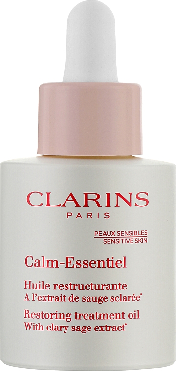Revitalisierendes Gesichtsöl für empfindliche Haut mit Salbei-Extrakt - Clarins Calm-Essentiel Restoring Treatment Face Oil — Bild N1