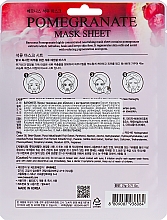 Tuchmaske für das Gesicht mit Granatapfelextrakt - Beauadd Baroness Mask Sheet Pomegranate — Bild N2