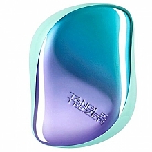 Düfte, Parfümerie und Kosmetik Kompakte Haarbürste - Tangle Teezer Compact Styler Petrol Blue Ombre