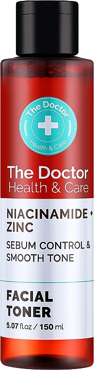 Gesichtstoner - The Doctor Health & Care Niacinamide + Zinc Toner  — Bild N1