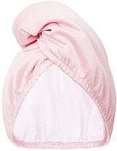 Doppelseitiger Satin-Haartturban rosa - Glov Double-Sided Satin Hair Towel Wrap Pink — Bild N1