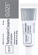 Tretinoin-Creme für das Gesicht 0.025% - Obagi Medical Tretinoin Cream 0.025% — Bild N2
