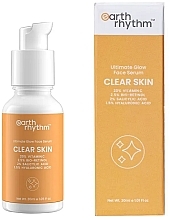 Düfte, Parfümerie und Kosmetik Gesichtsserum für strahlende Haut - Earth Rhythm Clear Skin Ultimate Glow Serum