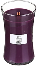 Duftkerze im Glas Dark Poppy - WoodWick Hourglass Candle Dark Poppy — Bild N1