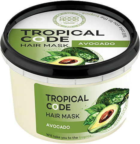 Haarmaske mit Avocado - Good Mood Tropical Code Hair Mask Avocado — Bild N1