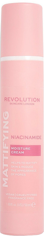 Feuchtigkeitsspendende und mattierende Gesichtscreme mit Niacinamid - Revolution Skincare Niacinamide Mattifying Moisture Cream — Bild N1