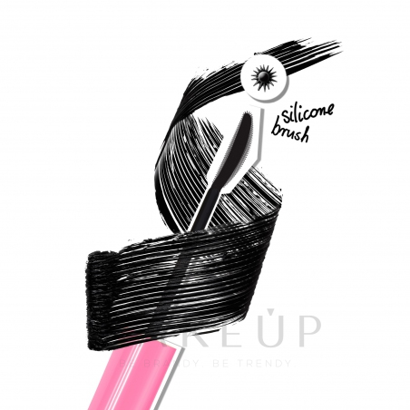 Wimperntusche - Lovely Pump Up UV Shine Mascara — Bild Black