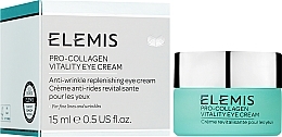 Revitalisierende Lifting-Augencreme - Elemis Pro-Collagen Vitality Eye Cream — Bild N1