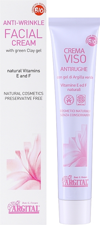 Anti-Falten Gesichtscreme mit Vitamin E und F - Argital Anti-Wrinkles Cream — Bild N2