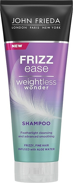 Glättendes Shampoo mit Aloewasser für strapaziertes Haar - John Frieda Frizz Ease Weightless Wonder Shampoo — Bild N1