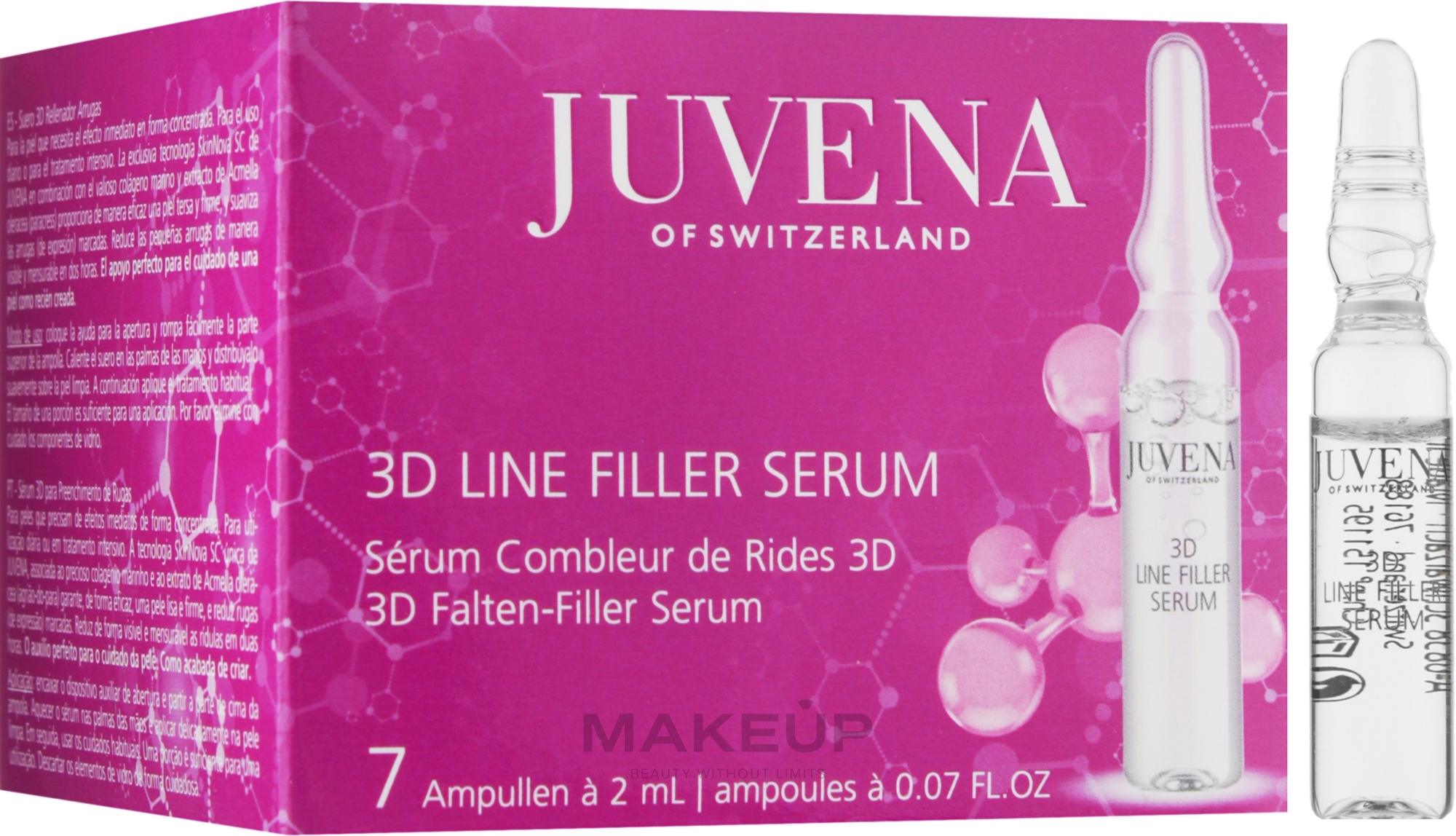 Filler-Serum mit 3D-Anti-Falten-Effekt - Juvena 3D Line Filler Serum — Bild 7 x 2 ml