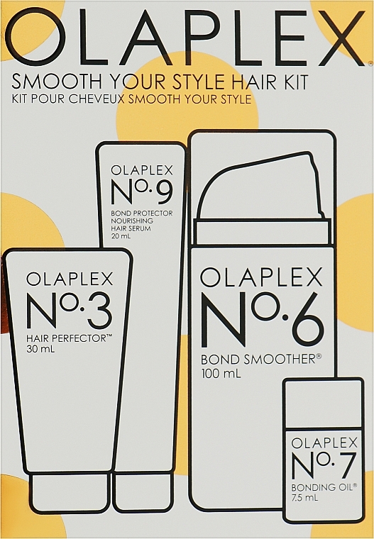 Set - Olaplex Smooth Your Style Hair Kit (h/elixir/30ml + h/ser/20ml + h/cr/100ml + h/oil/7.5ml) — Bild N1
