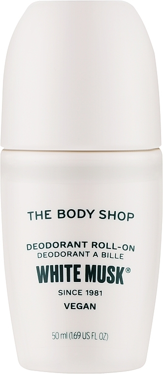 Deo Roll-on - The Body Shop White Musk Vegan Deodorant Roll-On — Bild N1