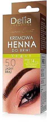 Augenbrauenhenna - Delia Eyebrow Color Creamy Consistency — Bild N1