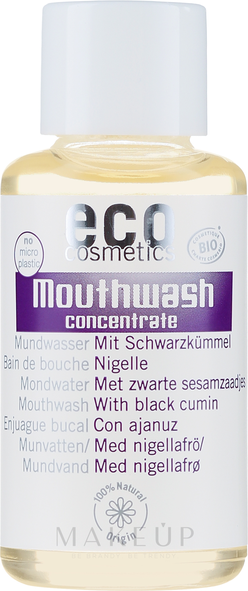 Mundwasser mit Schwarzkümmel - Eco Cosmetics Mouthwash — Bild 50 ml