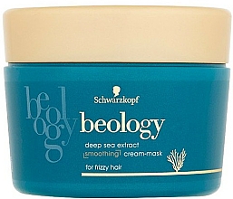 Düfte, Parfümerie und Kosmetik Creme-Maske für krauses Haar mit Tiefsee-Extrakt - Schwarzkopf Beology Deep Sea Extract Smoothing Cream-Mask