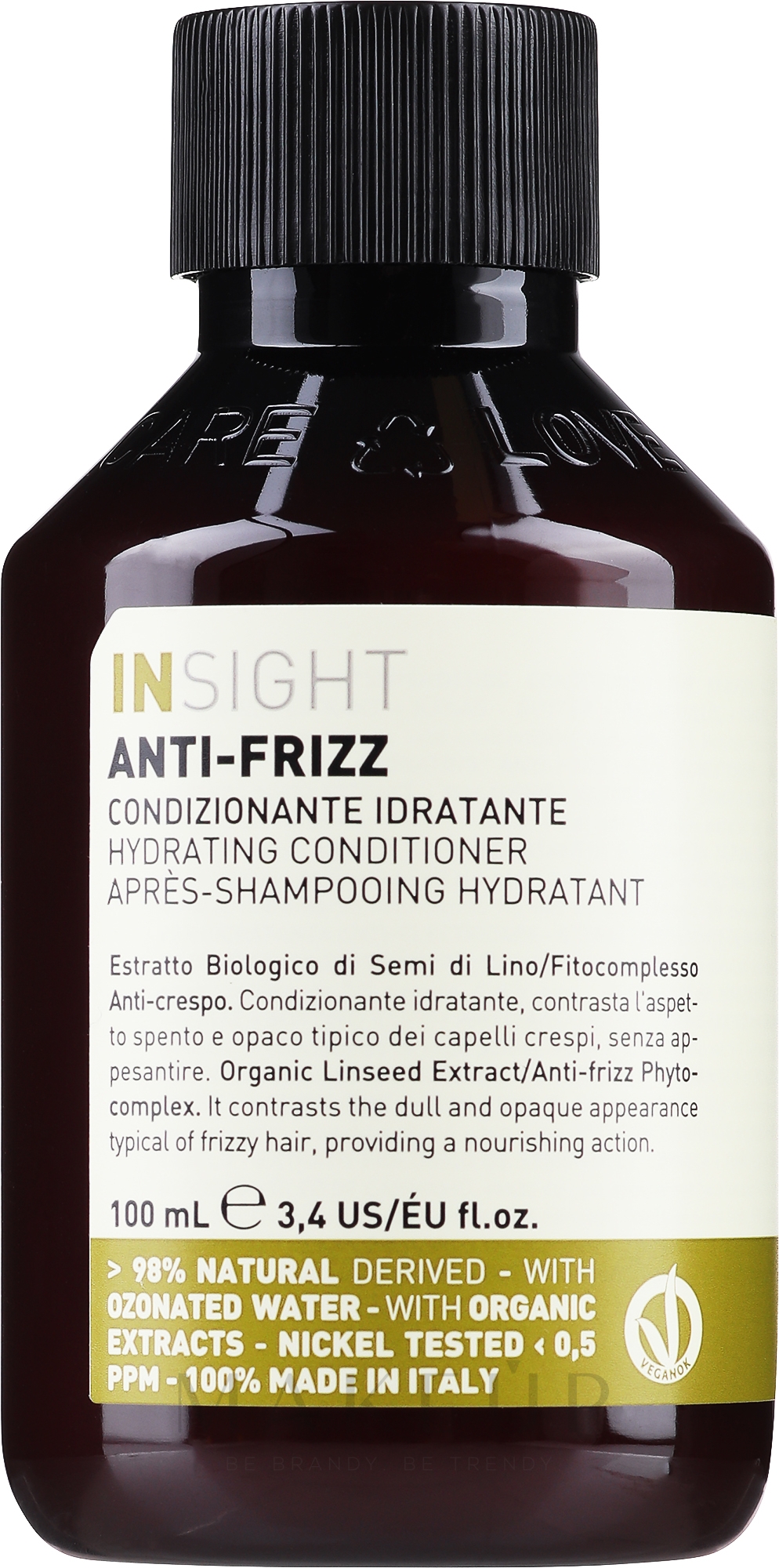 Feuchtigkeitsspendende Haarspülung - Insight Anti-Frizz Hair Hydrating Conditioner — Foto 100 ml