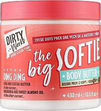 Düfte, Parfümerie und Kosmetik Körperbutter mit Macadamia und süßem Mandelöl - Dirty Works The Big Softie Body Butter