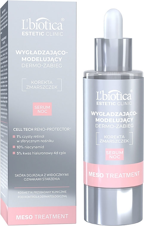 Glättendes und modellierendes Nachtserum - L'biotica Estetic Clinic Meso Treatment  — Bild N2