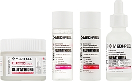 Gesichtspflegeset - Medi Peel Glutathione Multi Care Kit (Tonikum 30ml + Emulsion 30ml + Serum 30ml + Creme 50g) — Bild N2