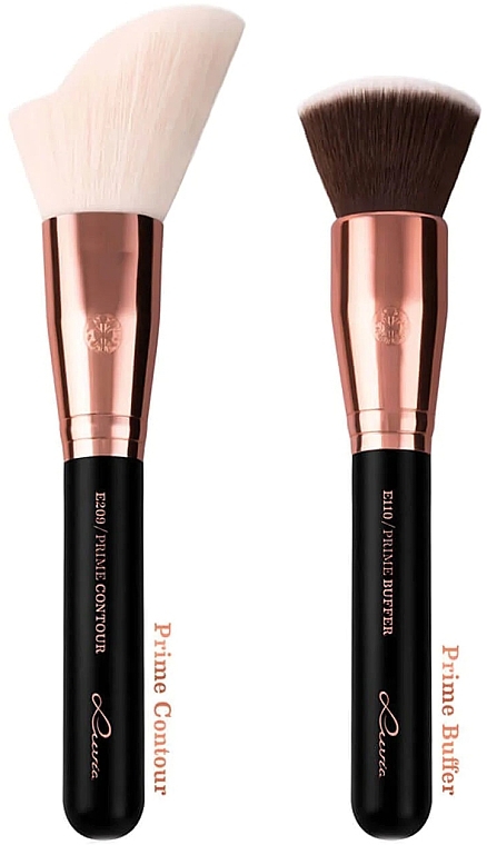 Luvia Make-up-Pinsel-Set 14 Essential St. Black Set Cosmetics Brushes Diamond -