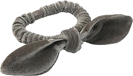 Velours-Haargummi mit Ohren grau - Lolita Accessories — Bild N1