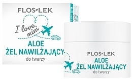 Feuchtigkeitsspendendes Gesichtsgel mit Aloe - Floslek I Love Mini Aloe Facial Moisturising Gel — Bild N1