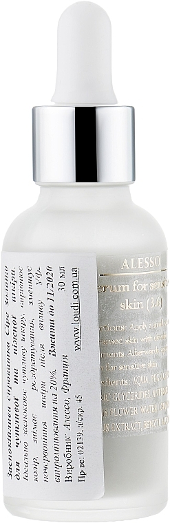 Beruhigendes Serum Graugold - Alesso Professionnel — Bild N2