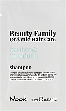 Düfte, Parfümerie und Kosmetik Shampoo für trockenes und stumpfes Haar - Nook Beauty Family Organic Hair Care Shampoo (Probe) 