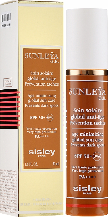 Anti-Aging Sonnenschutzcreme für das Gesicht SPF 50+ - Sisley Sunleya G.E. Age Minimizing Global Sun Care SPF 50/PA+++ — Bild N1