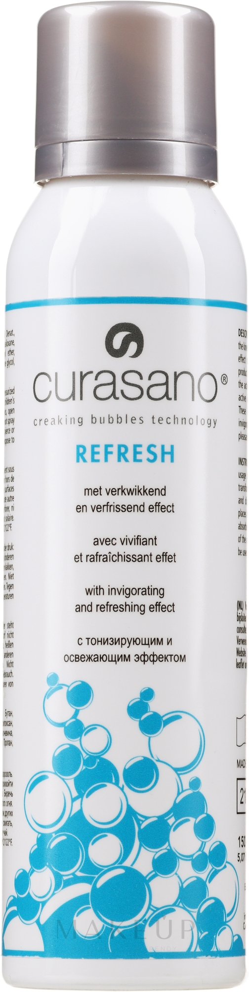 Belebendes und erfrischendes Körperspray mit Menthol und Eukalyptus - Curasano Creaking Bubbles Refresh — Bild 150 ml