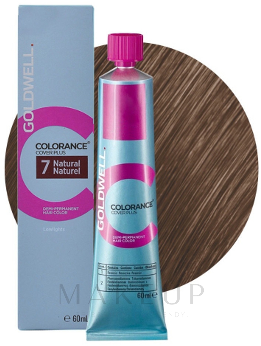 Demi-Permanente Haarfarbe ohne Ammoniak - Goldwell Colorance Cover Plus Hair Color — Bild 7/Natural