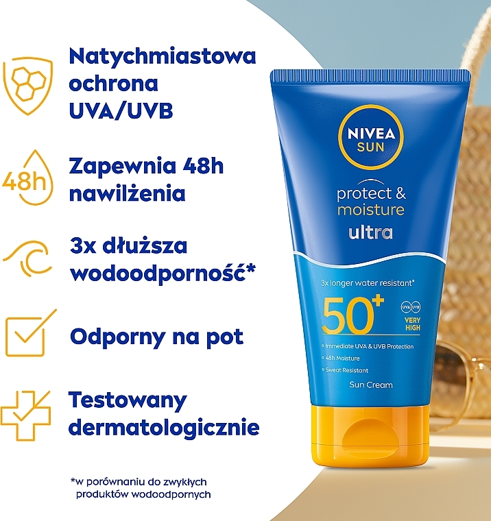 Sonnenschutz-Körperlotion - Nivea Sun Protect & Moisture Lotion SPF 50 — Bild N3