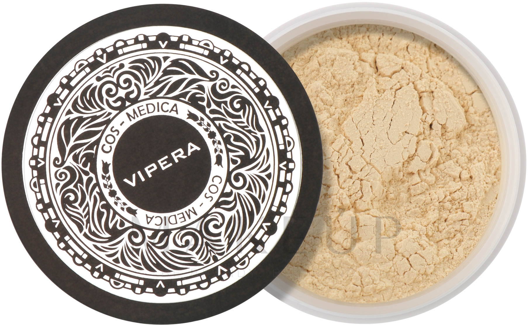 Puder für trockene und atopische Haut - Vipera Cos-Medica Anti Allergy Banana Wegan Powder — Bild Transparent