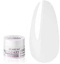 Düfte, Parfümerie und Kosmetik Nagelgel - Claresa Oft & Easy Bulder Gel Milky White