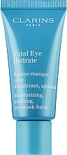 Düfte, Parfümerie und Kosmetik Feuchtigkeitsspendende und beruhigende Balsam-Maske für die Augenpartie mit kühlendem Effekt - Clarins Total Eye Hydrate Moisturizing Soothing Eye Mask-Balm